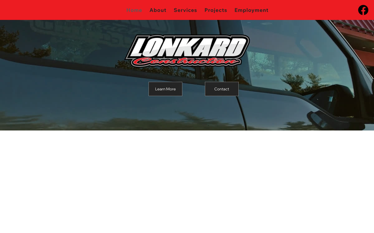 Lonkard Construction website
